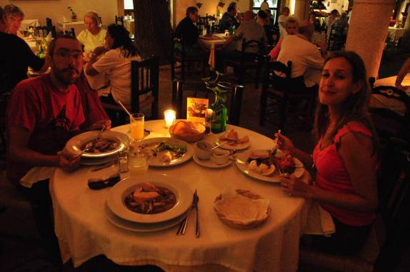 Delicioso jantar em Valladolid, cidade histórica no centro da península do Yucatán, no México